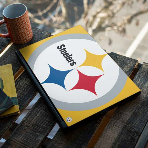 NFL Pittsburgh Steelers Large Logo MSI GS65 Stealth Laptop Skin