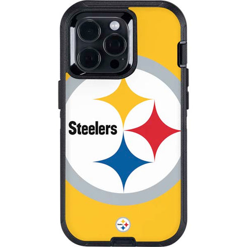NFL Pittsburgh Steelers Large Logo Otterbox Defender iPhone Skin