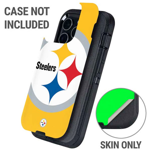 NFL Pittsburgh Steelers Large Logo Otterbox Defender iPhone Skin