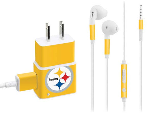 NFL Pittsburgh Steelers Large Logo Phone Charger Skin