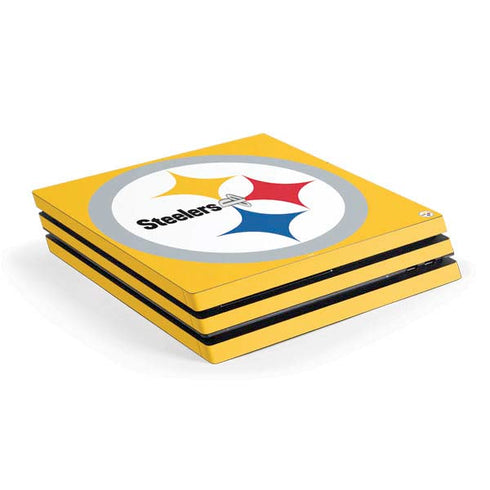 NFL Pittsburgh Steelers Large Logo PS4 Pro Console Skin
