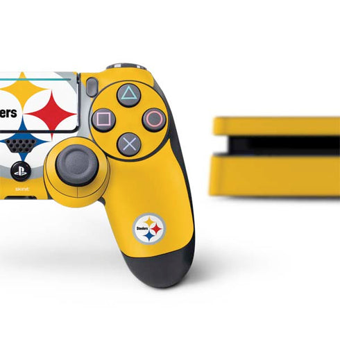 NFL Pittsburgh Steelers Large Logo PS4 Slim Bundle Skin