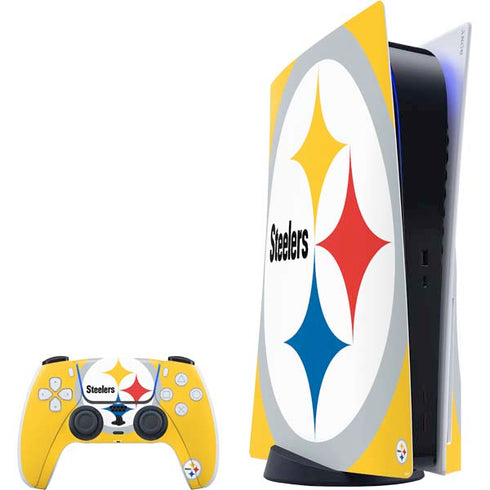 NFL Pittsburgh Steelers Large Logo PS5 Bundle Skin