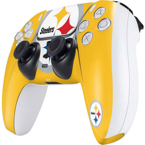 NFL Pittsburgh Steelers Large Logo PS5 Controller Skin