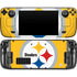 NFL Pittsburgh Steelers Large Logo Steam Deck Handheld Gaming Computer Skin