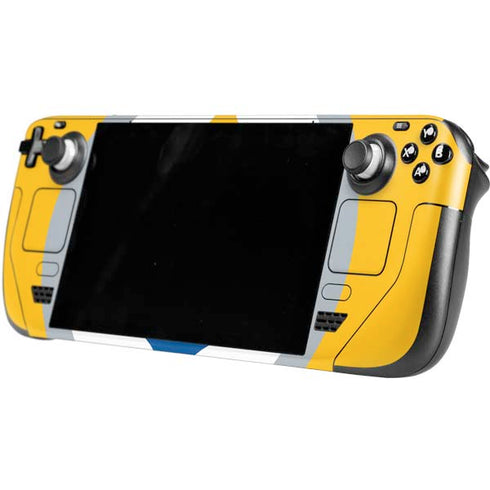NFL Pittsburgh Steelers Large Logo Steam Deck Handheld Gaming Computer Skin