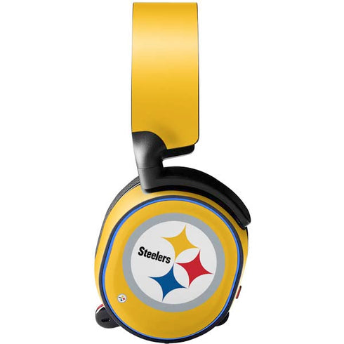 NFL Pittsburgh Steelers Large Logo SteelSeries Arctis 5 Skin