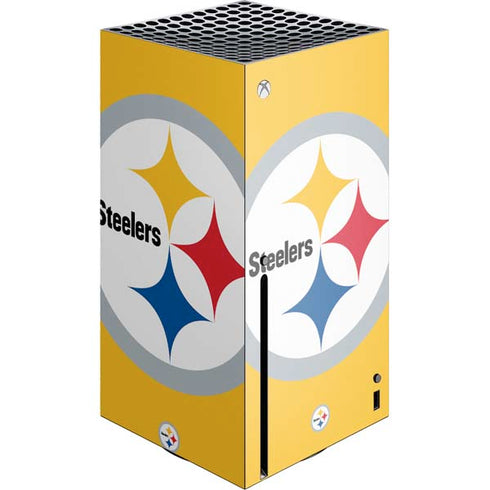 NFL Pittsburgh Steelers Large Logo Xbox Series X Console Skin