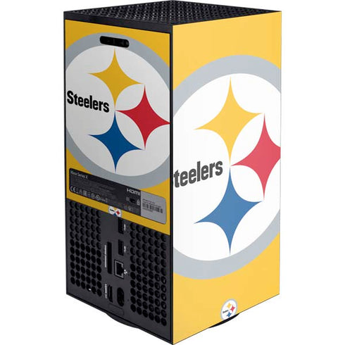 NFL Pittsburgh Steelers Large Logo Xbox Series X Console Skin