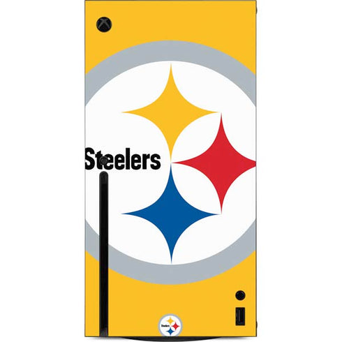 NFL Pittsburgh Steelers Large Logo Xbox Series X Console Skin