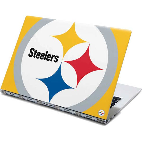 NFL Pittsburgh Steelers Large Logo Yoga 910 2-in-1 14in Touch-Screen Skin