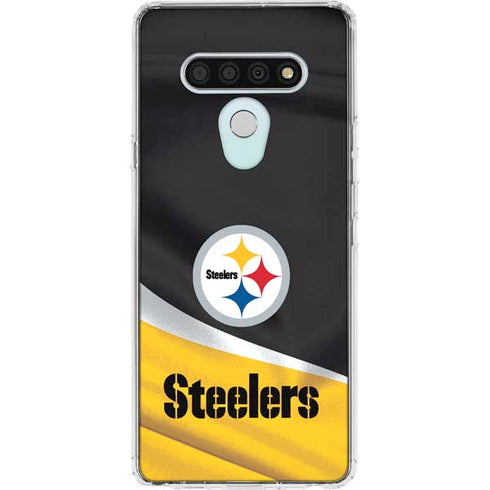 NFL Pittsburgh Steelers LG Stylo 6 Clear Case