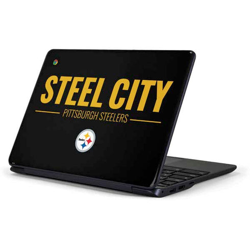 NFL Pittsburgh Steelers Team Motto Samsung Chromebook Skin