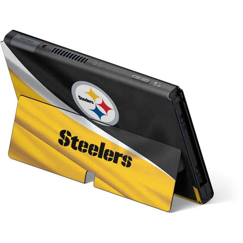 NFL Pittsburgh Steelers Nintendo Switch OLED (2021) Skin
