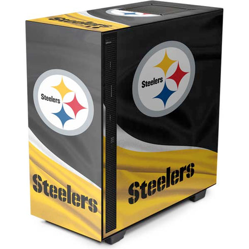 NFL Pittsburgh Steelers NZXT H510 Compact ATX Mid-Tower Case Skin