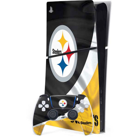NFL Pittsburgh Steelers PS5 Slim Digital Edition Bundle Skin