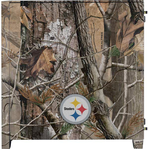 NFL Pittsburgh Steelers Realtree AP Camo Corsair 4000D Tempered Glass Mid-Tower ATX Case Skin