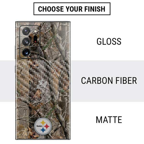 NFL Pittsburgh Steelers Realtree AP Camo Galaxy Note20 Ultra 5G Skin