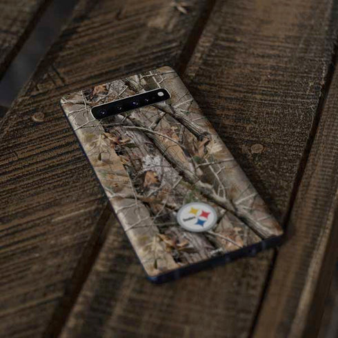 NFL Pittsburgh Steelers Realtree AP Camo Galaxy S10 Plus Skin