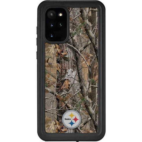 NFL Pittsburgh Steelers Realtree AP Camo Galaxy S20 Plus Waterproof Case