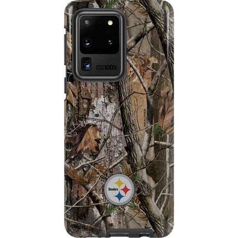 NFL Pittsburgh Steelers Realtree AP Camo Galaxy S20 Ultra 5G Pro Case