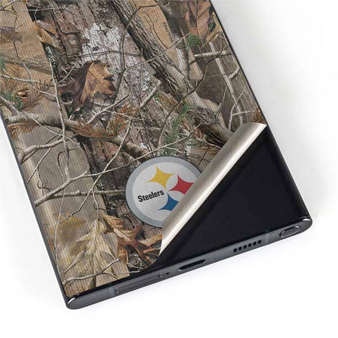 NFL Pittsburgh Steelers Realtree AP Camo Galaxy S22 Ultra Skin