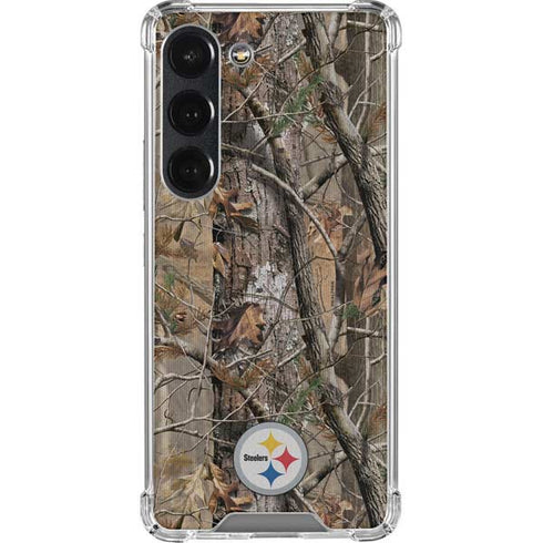 NFL Pittsburgh Steelers Realtree AP Camo Galaxy S23 Clear Case