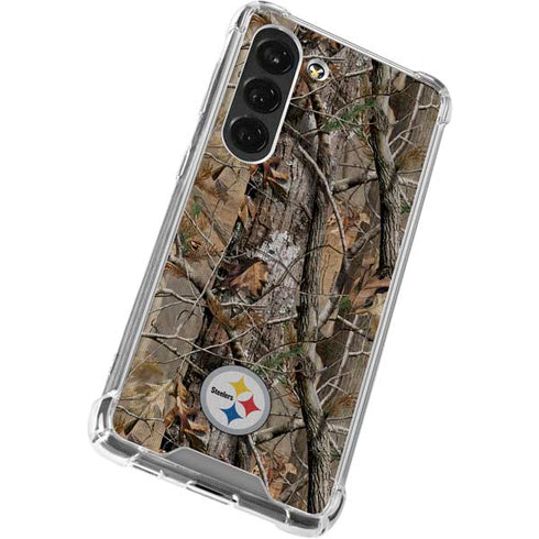 NFL Pittsburgh Steelers Realtree AP Camo Galaxy S23 Clear Case