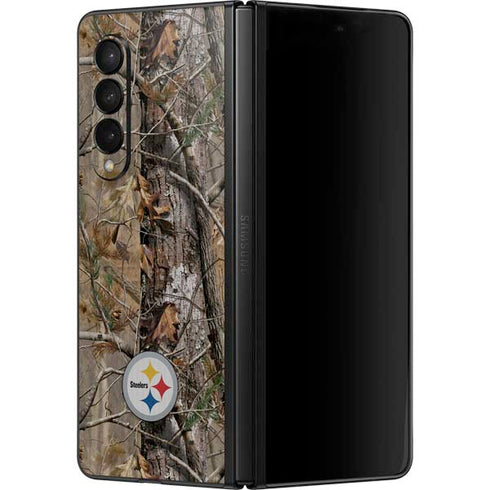 NFL Pittsburgh Steelers Realtree AP Camo Galaxy Z Fold3 5G Skin