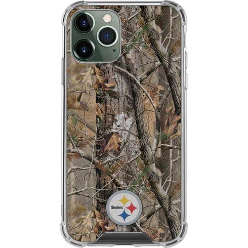 NFL Pittsburgh Steelers Realtree AP Camo iPhone 12 Pro Clear Case