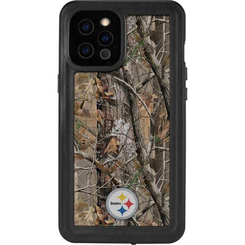 NFL Pittsburgh Steelers Realtree AP Camo iPhone 12 Pro Max Waterproof Case