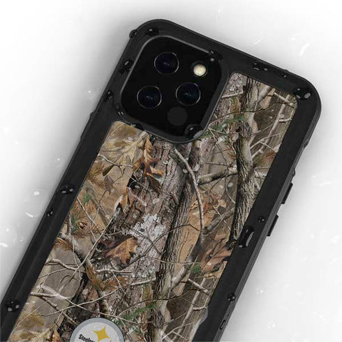 NFL Pittsburgh Steelers Realtree AP Camo iPhone 12 Pro Waterproof Case