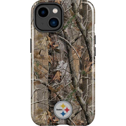 NFL Pittsburgh Steelers Realtree AP Camo iPhone 15 Plus Impact Case