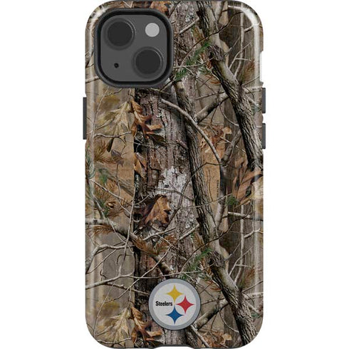 NFL Pittsburgh Steelers Realtree AP Camo iPhone 15 Impact Case