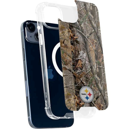NFL Pittsburgh Steelers Realtree AP Camo iPhone 15 Plus MagSafe Case