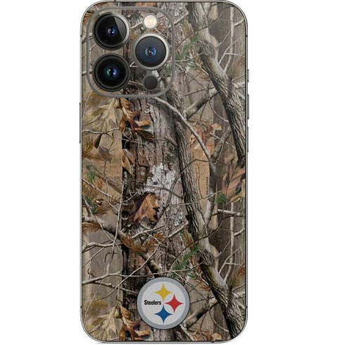 NFL Pittsburgh Steelers Realtree AP Camo iPhone 14 Pro Skin