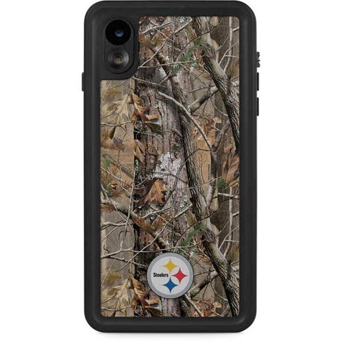 NFL Pittsburgh Steelers Realtree AP Camo iPhone XR Waterproof Case