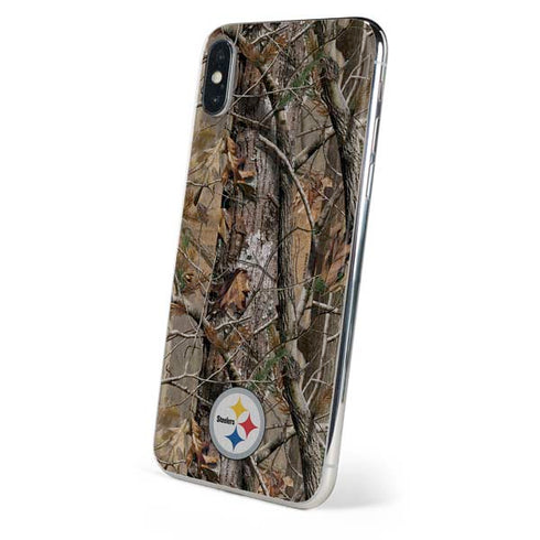 NFL Pittsburgh Steelers Realtree AP Camo iPhone XS Skin