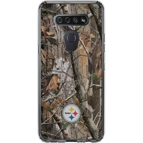 NFL Pittsburgh Steelers Realtree AP Camo LG K51/Q51 Clear Case