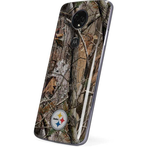 NFL Pittsburgh Steelers Realtree AP Camo Moto E5 Plus Skin
