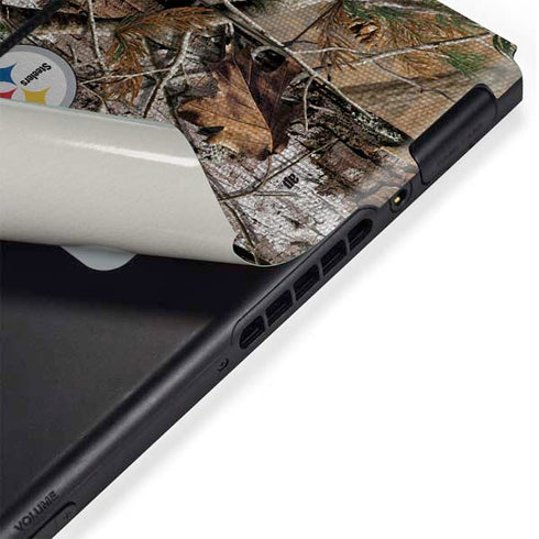 NFL Pittsburgh Steelers Realtree AP Camo Nintendo Switch Bundle Skin
