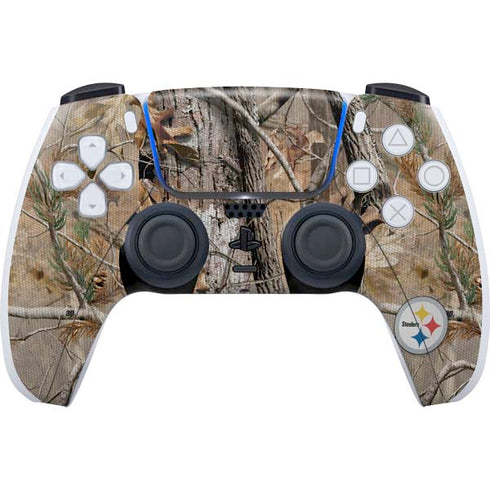 NFL Pittsburgh Steelers Realtree AP Camo PS5 Controller Skin