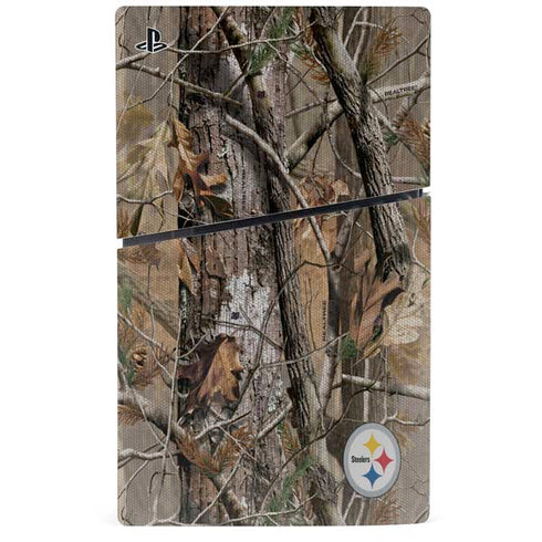 NFL Pittsburgh Steelers Realtree AP Camo PS5 Slim Digital Edition Bundle Skin