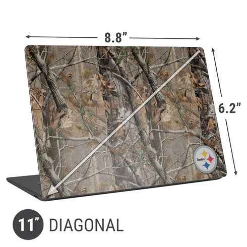 NFL Pittsburgh Steelers Realtree AP Camo Universal Laptop 11in (8.8 x 6.2in) Skin