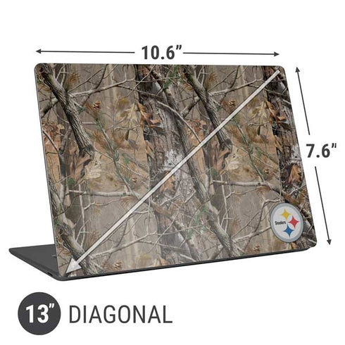 NFL Pittsburgh Steelers Realtree AP Camo Universal Laptop 13in (10.6 x 7.6in) Skin