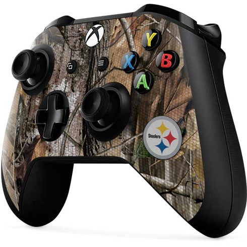 NFL Pittsburgh Steelers Realtree AP Camo Xbox One X Controller Skin
