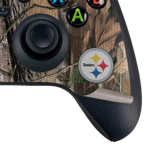 NFL Pittsburgh Steelers Realtree AP Camo Xbox Series X Bundle Skin