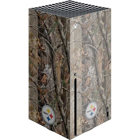NFL Pittsburgh Steelers Realtree AP Camo Xbox Series X Console Skin
