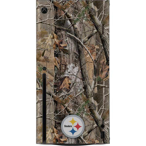NFL Pittsburgh Steelers Realtree AP Camo Xbox Series X Console Skin