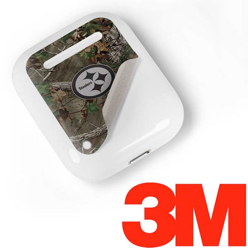 NFL Pittsburgh Steelers Realtree Xtra Green Camo Apple AirPods Skin